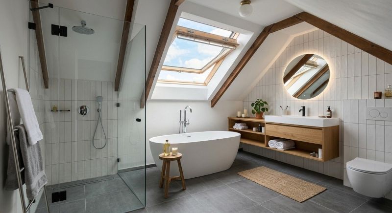 Attic Bathroom Remodeling in Danbury, CT