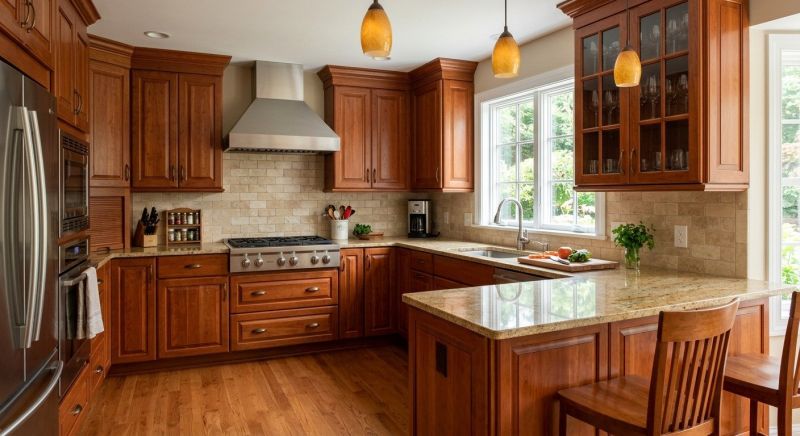 Cherry Cabinet Remodeling in Nashville, TN