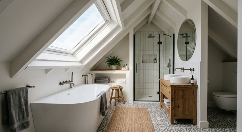 Attic Bathroom Remodeling in Danbury, CT