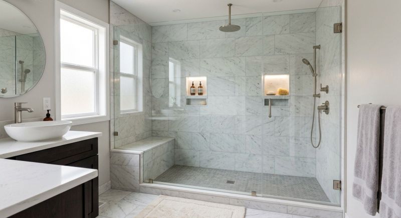 Granite Shower Installation in Stamford, CT